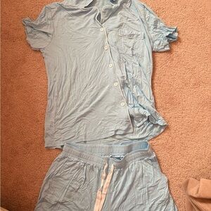 Light Blue Women's Pajama Set